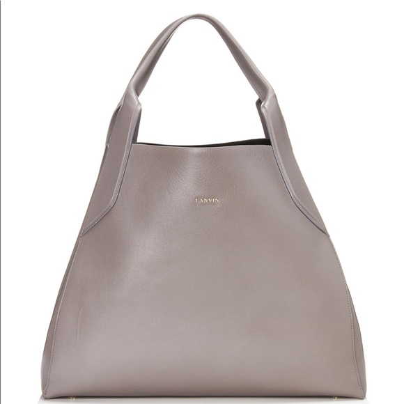 Lanvin Cabas Tote bag in light grey - Picture 3 of 11